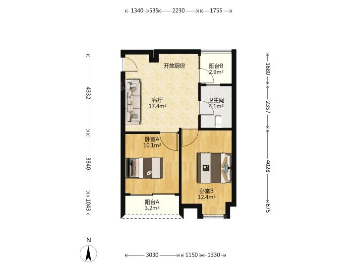 整租·西粤京基城(一期)