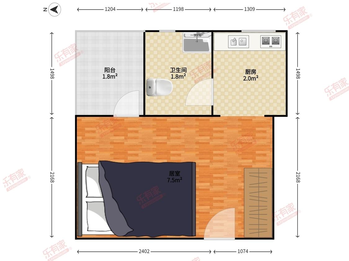 整租·旭飞华天苑