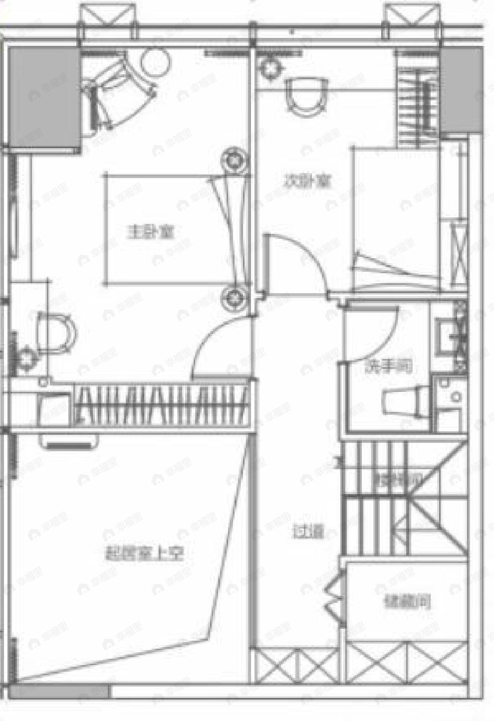华远华时代4室2厅2卫户型图