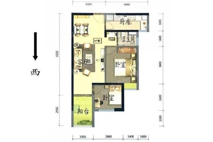 整租·俊发城(金盏苑)