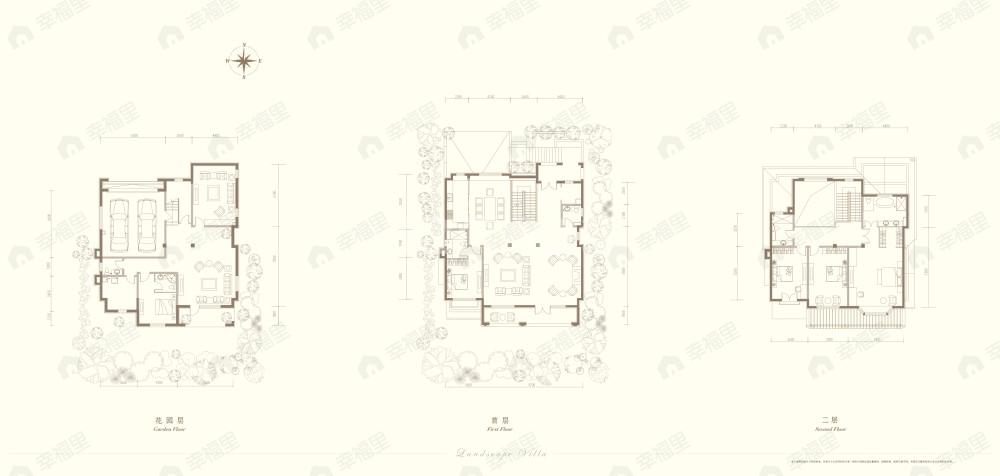首创澜茵山5室3厅6卫户型图