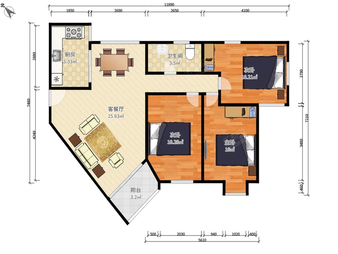 整租·梅林一村(一区)