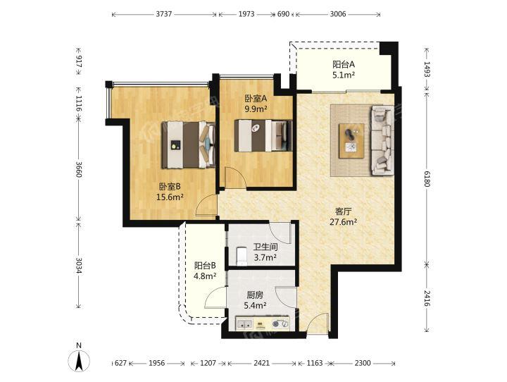 整租·雅居乐领会