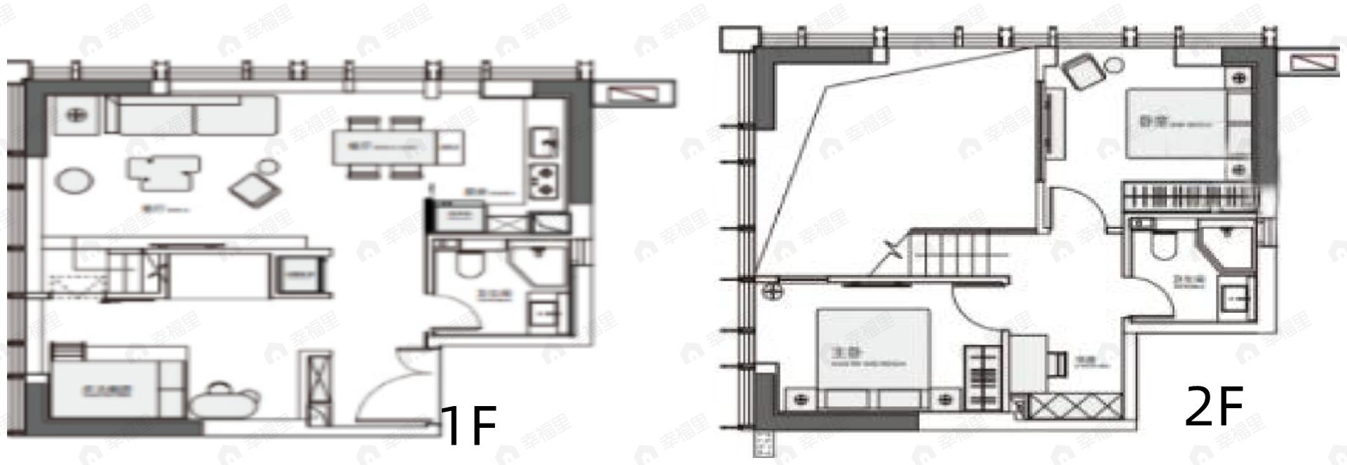 4室2厅2卫建面80平户型图