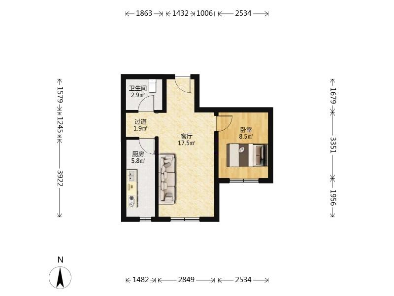 整租·中奥嘉园(南区)