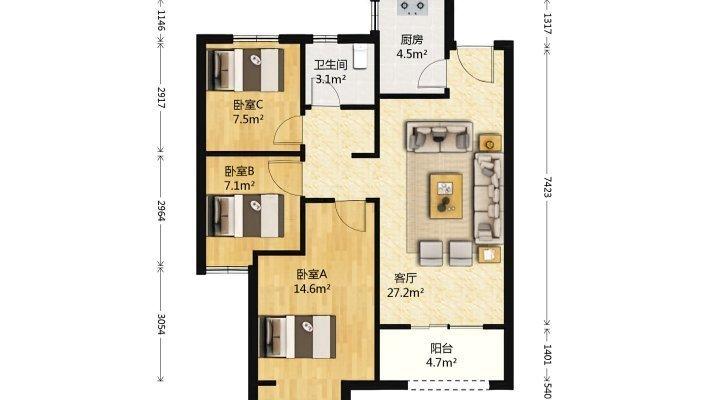 整租·星光岛(玫瑰园）