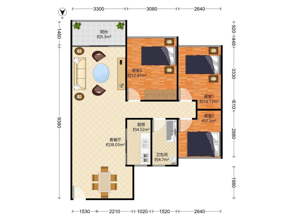 整租·东港印象