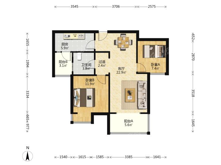 整租·正商新蓝钻(E区)