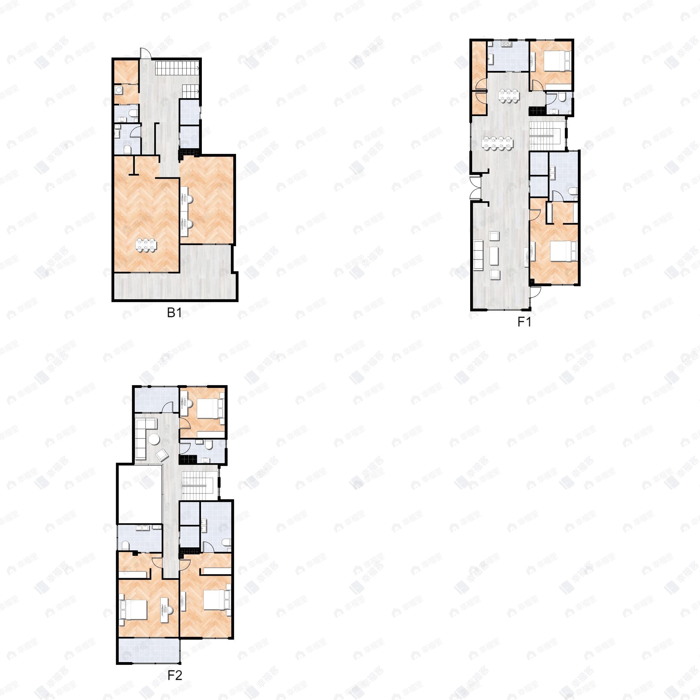 5室3厅5卫建面549平南户型图
