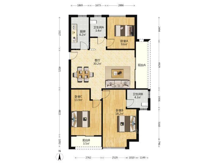 整租·绿城柳岸晓风