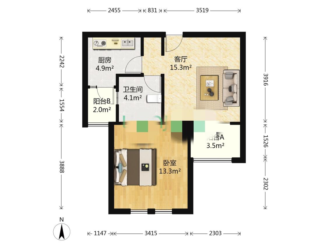 整租·永康城(永锦苑)
