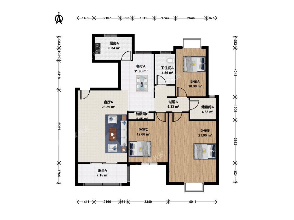 整租·仁恒翠竹园