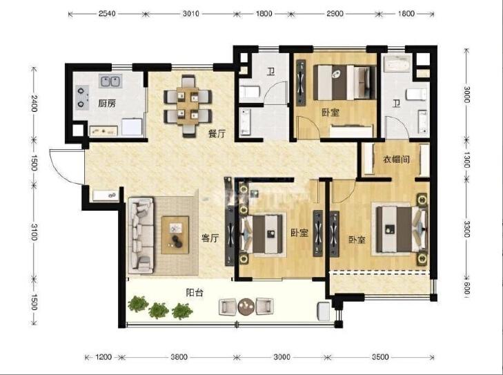 整租·龙湖天璞