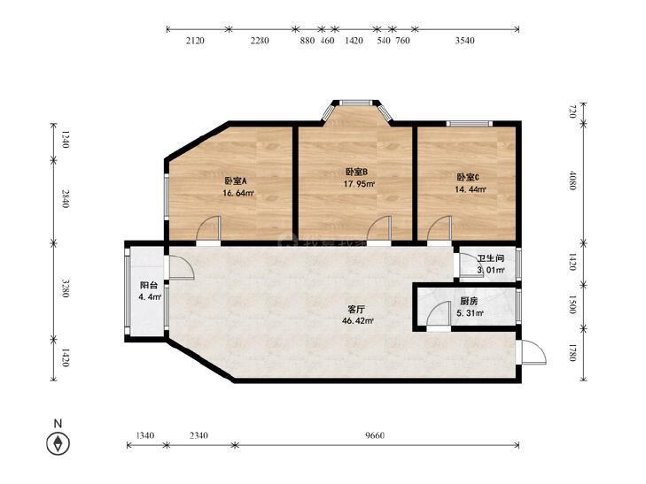 整租·朝阳门北大街小区