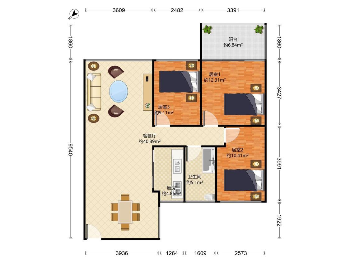 整租·东港印象