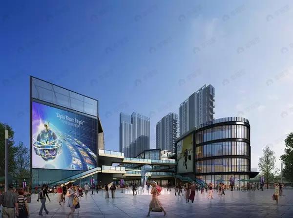 兰天城市广场效果图