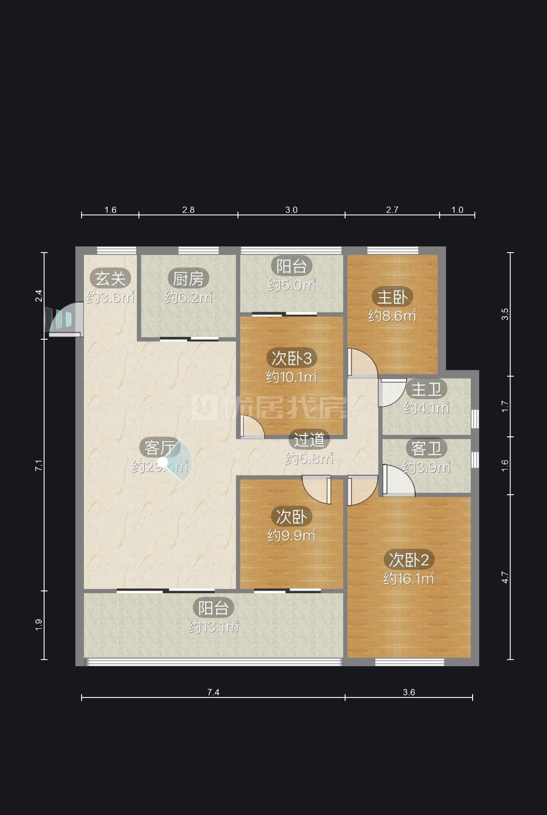 整租·新希望白麓城(郦璟苑)