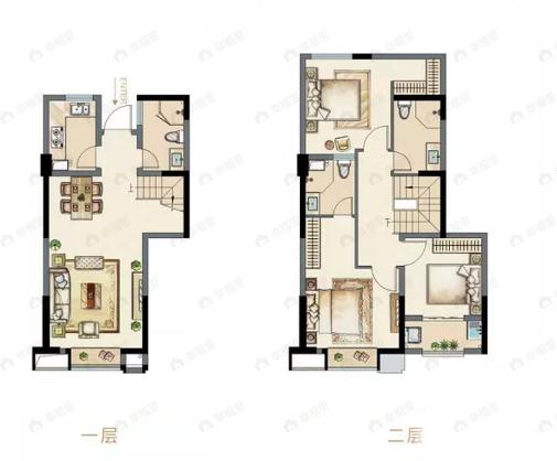 海投白鹭湾3室2厅3卫户型图