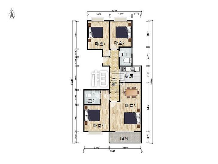 合租·彩虹城(三区)