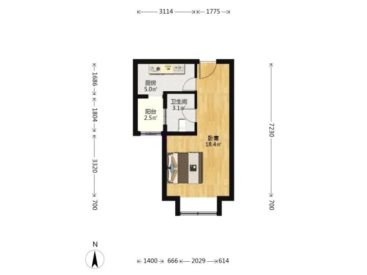 整租·恒盛波尔多小镇(南区)