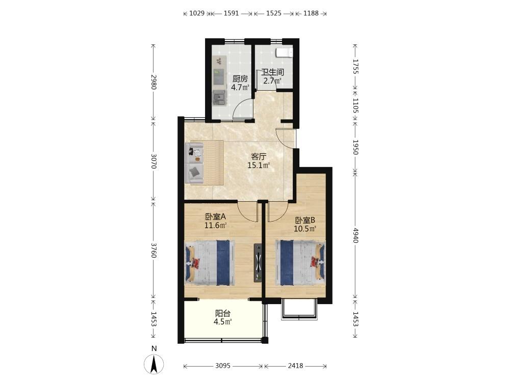 整租·殷巷新寓(242-297幢)