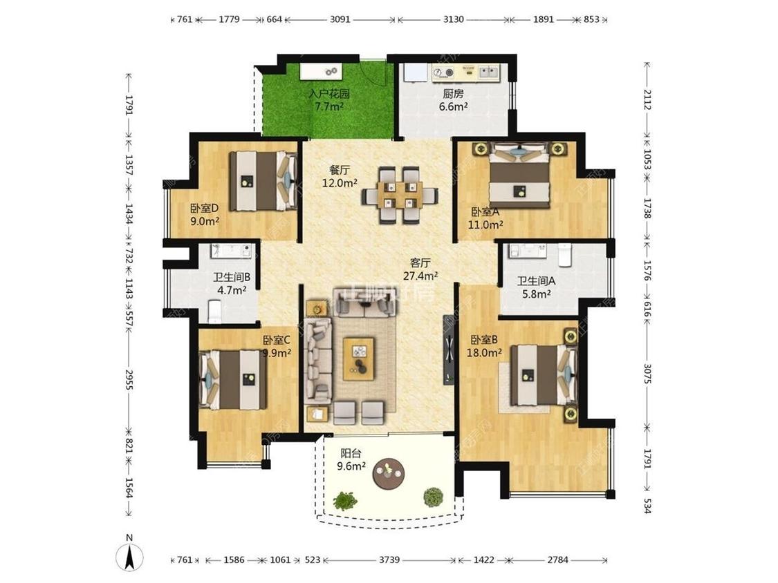 整租·金域廊院