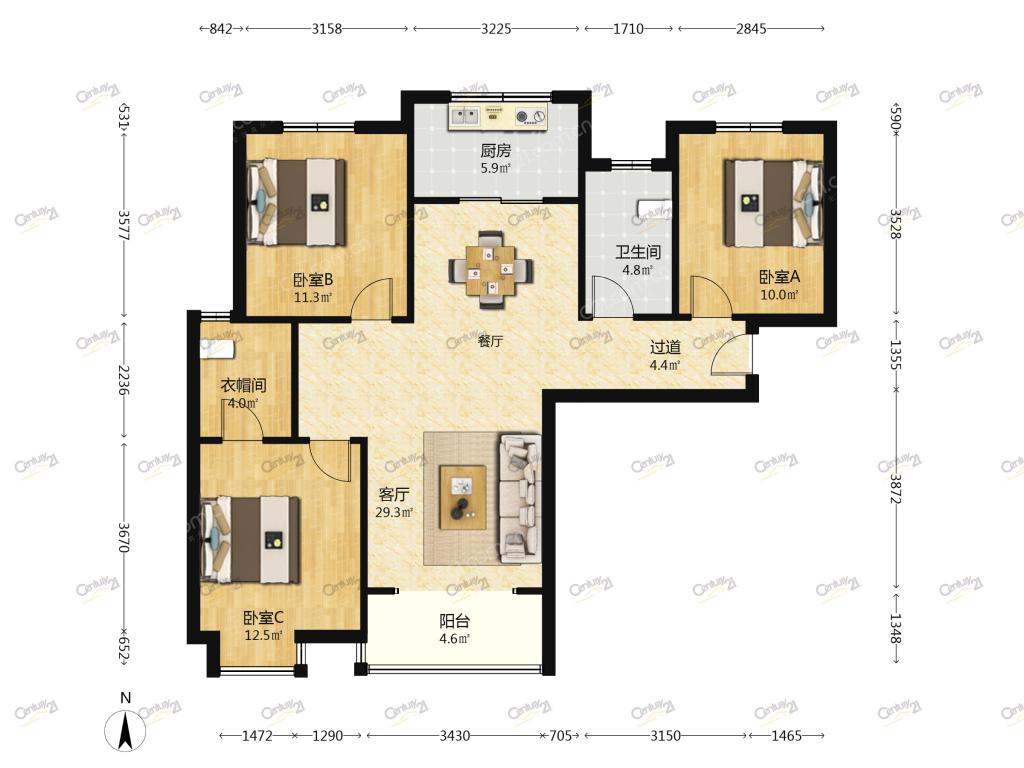 整租·曲江紫金城