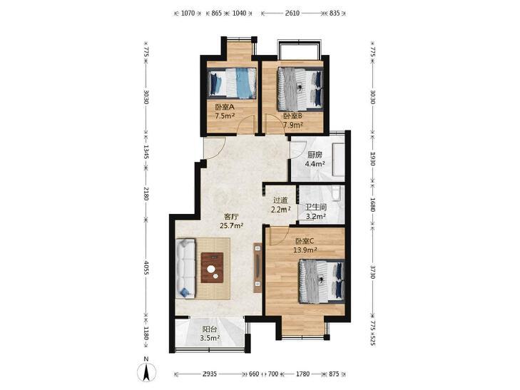 整租·中国铁建原香漫谷(四区)