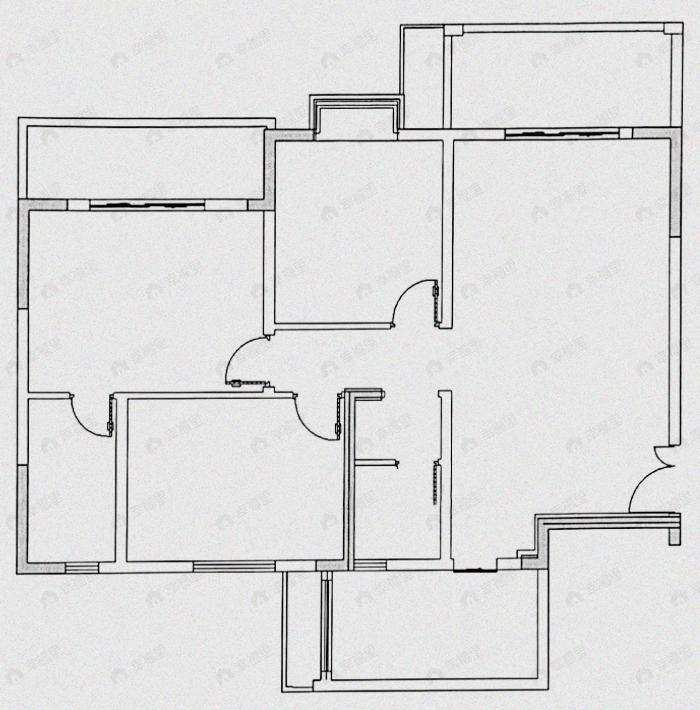 锦绣宸府3室1厅2卫户型图