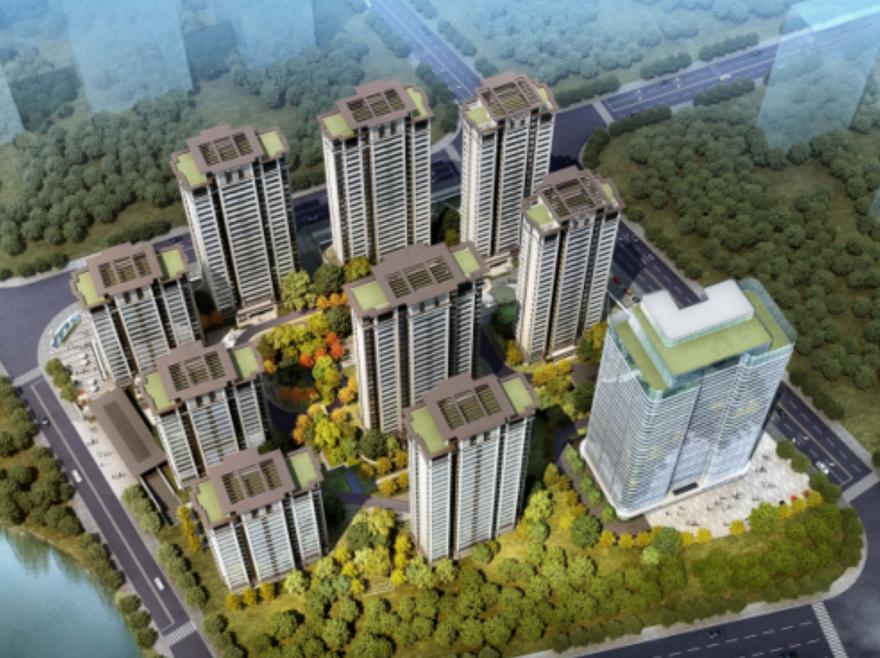 榕发观湖中心效果图
