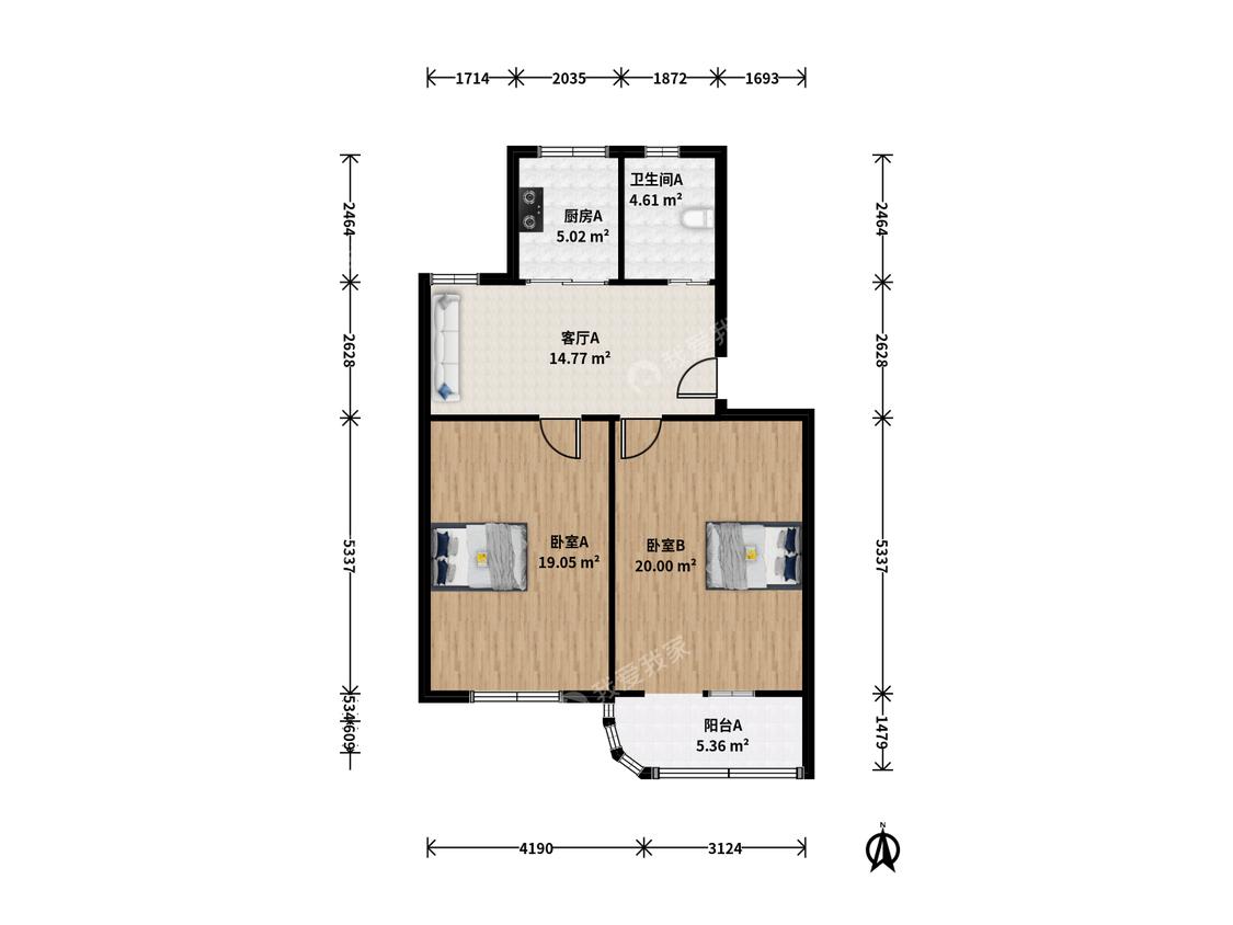 整租·凌兆七村