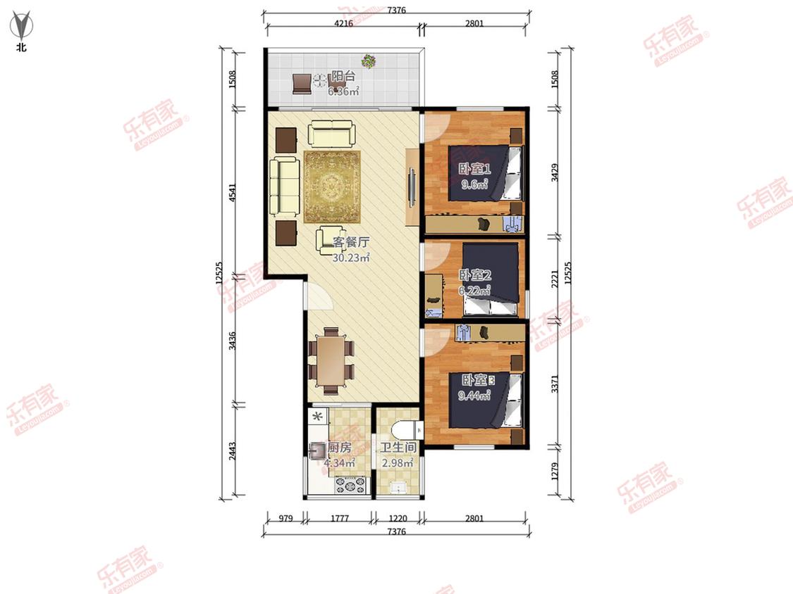 整租·银泉花园(B区)
