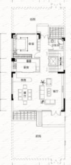 4室2厅4卫建面271平东南户型图