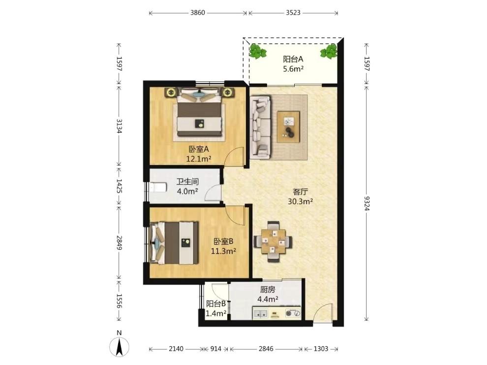 整租·岭南新世界(集贤苑)