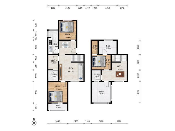整租·苏庄二里