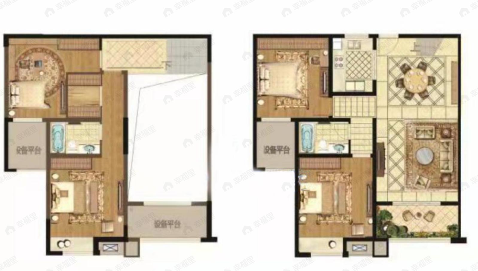 宝能睿城4室2厅2卫户型图
