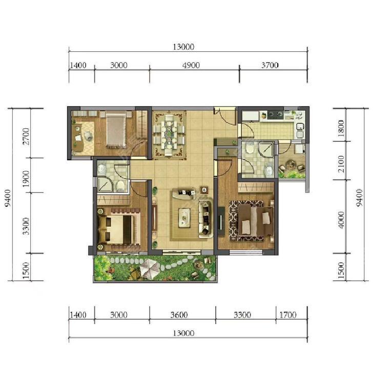 整租·北大资源颐和1898