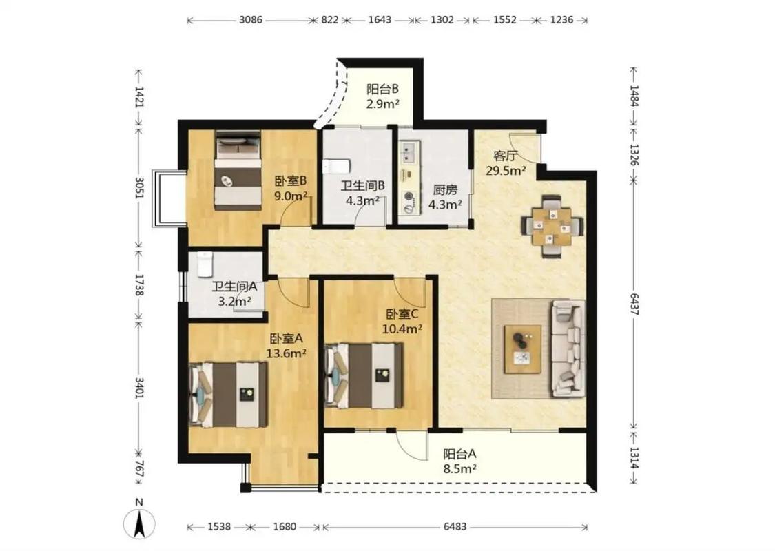 整租·夏商大学康城(南区)