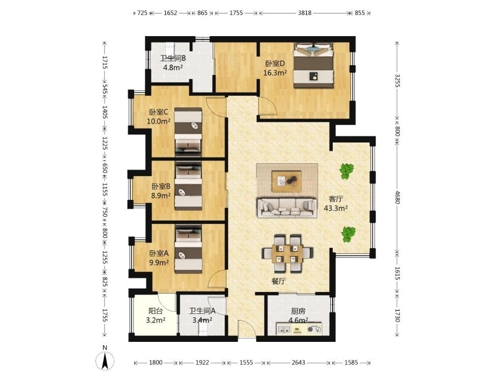 整租·万科广场幸福里