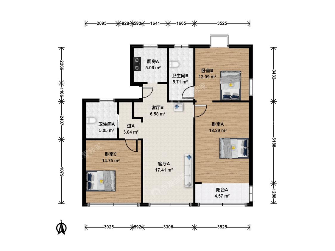 整租·六里嘉园