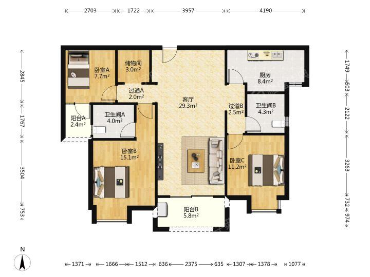 整租·建发中央天成