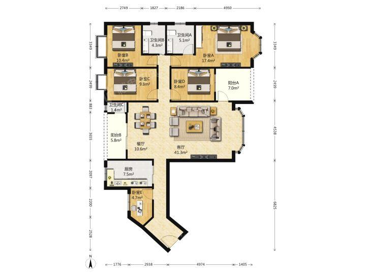 整租·东方玫瑰花园