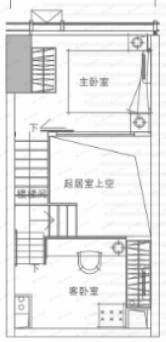 华远华时代3室1厅1卫户型图