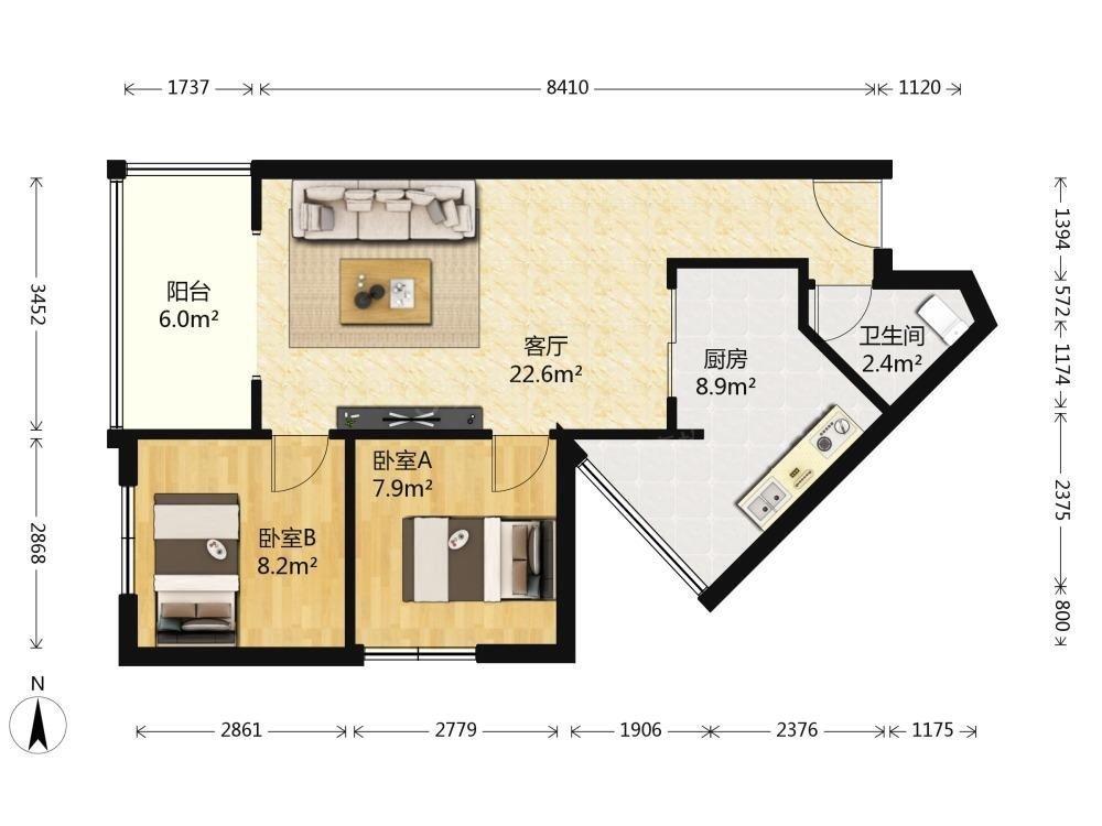 整租·玉祥门(B区)