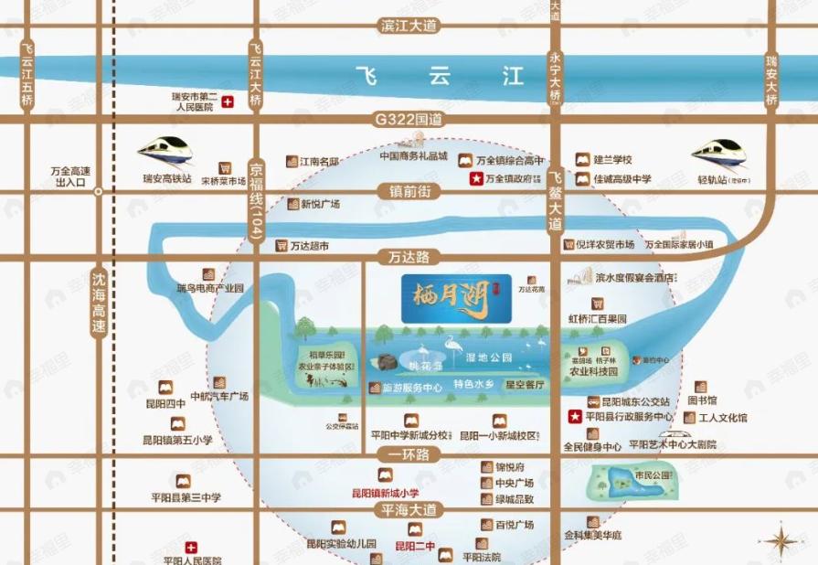 亿龙栖月湖效果图