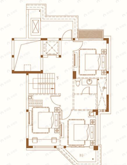 融信海月江潮4室2厅2卫户型图
