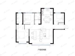 秦基高铁1号院3室3厅2卫户型图