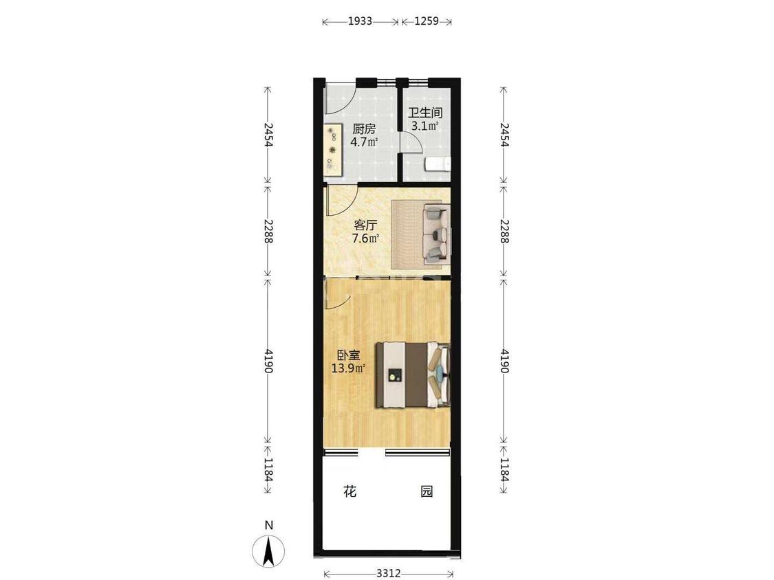 整租·汇成苑一村