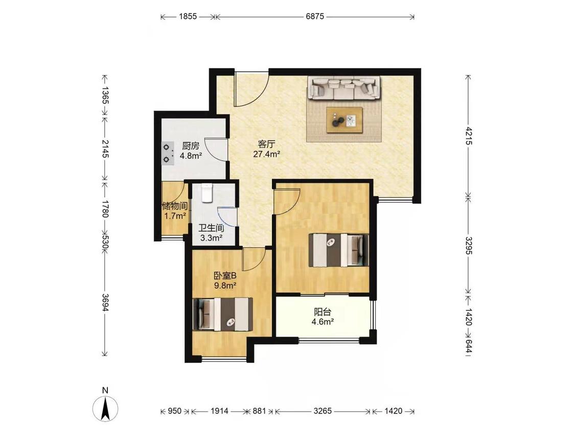 整租·正弘中央公园(花语苑)
