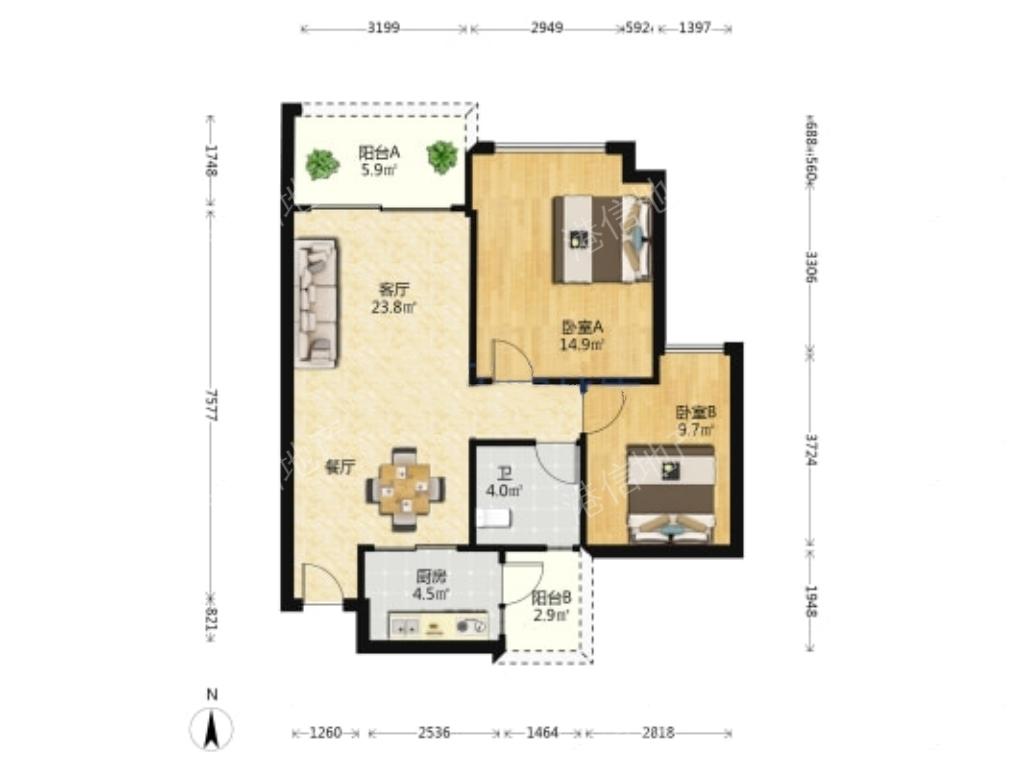 整租·大信海岸家园